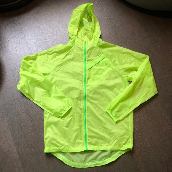 new balance reflective packable jacket